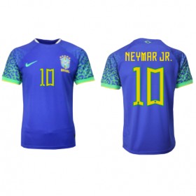 Brasilien Neymar Jr #10 Borta Kläder VM 2022 Kortärmad